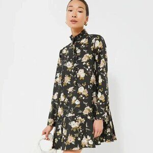 Tuckernuck Dress Floral Tate Long Sleeve‎ Midnight Garden Mini Medium